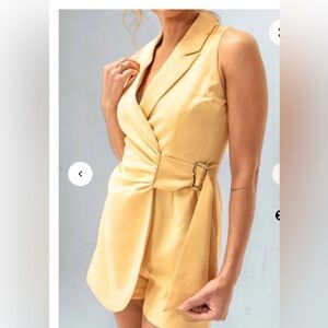 ASTR THE LABEL romper blazer